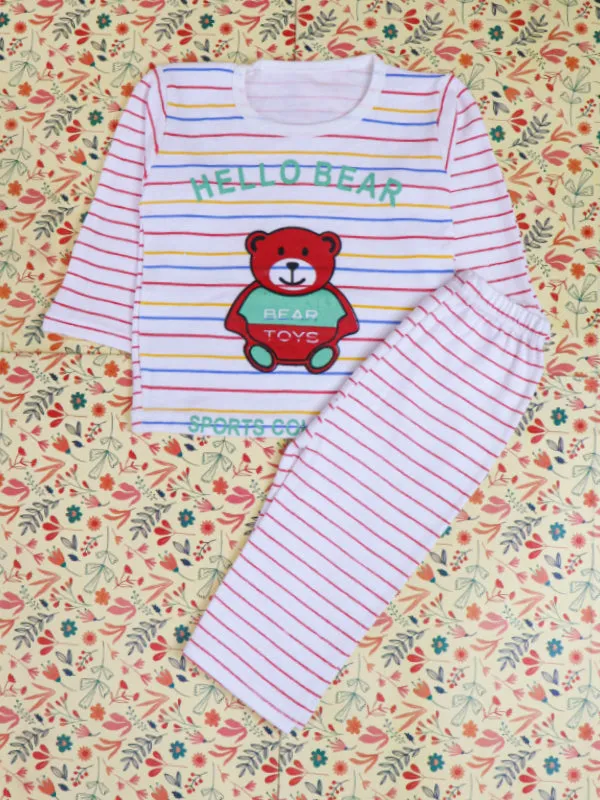 1.5Yr - 4Yrs Bear Red Suit For Kids TG BS92