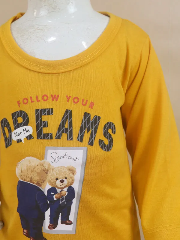 1Yr - 4Yrs Dreams Yellow Suit For Kids RG BS70