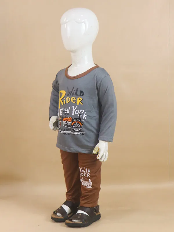 1Yr - 4Yrs Wild Grey Suit For Kids RG BS66