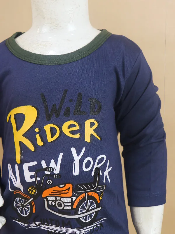 1Yr - 4Yrs Wild Navy Blue Suit For Kids RG BS66