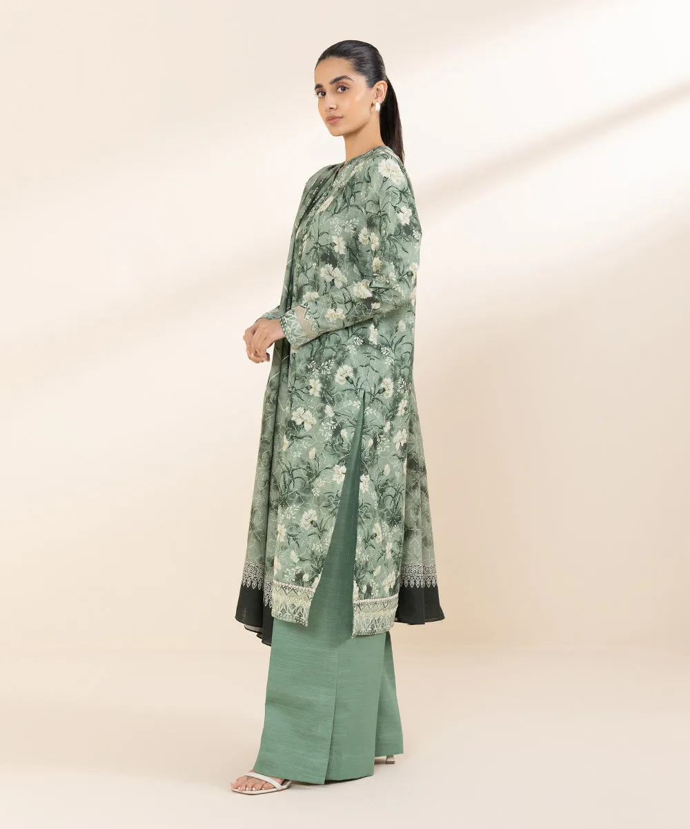 2 Piece - Printed Light Khaddar Suit