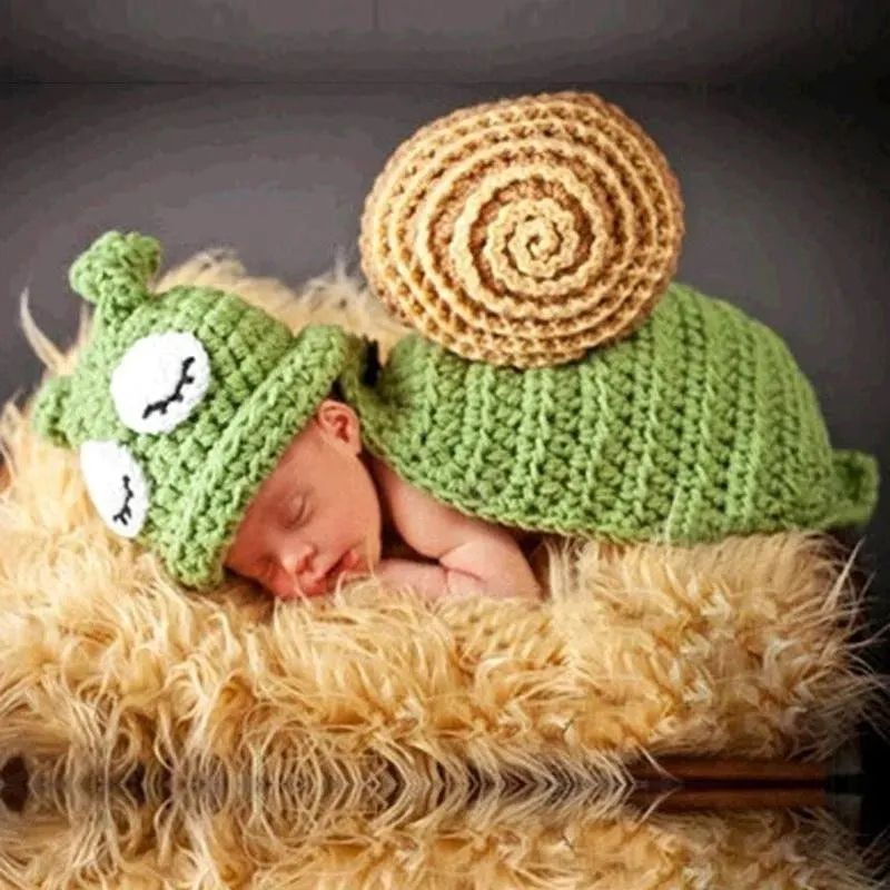 26 Styles Baby Photo Shoot Outfit Cute Animal Crochet, Handmade Knit Costume Accessories Newborn Photography Props