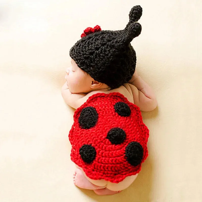 26 Styles Baby Photo Shoot Outfit Cute Animal Crochet, Handmade Knit Costume Accessories Newborn Photography Props