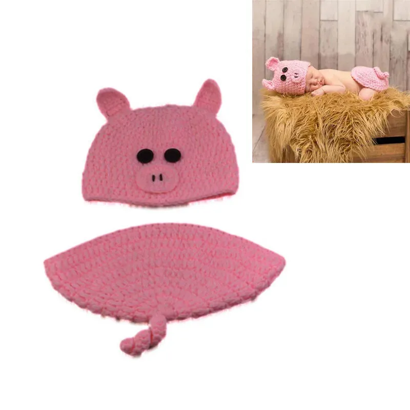 26 Styles Handmade Baby Photo Shoot Outfit Cute Animal Crochet, Handmade Knit Costume Accessories Newborn Photography Props