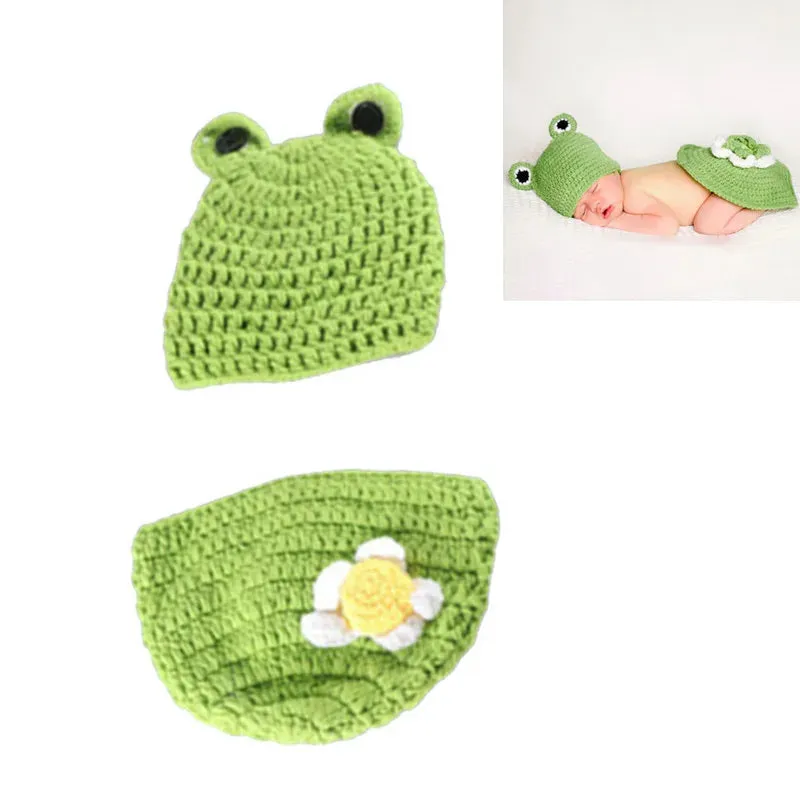 26 Styles Handmade Baby Photo Shoot Outfit Cute Animal Crochet, Handmade Knit Costume Accessories Newborn Photography Props