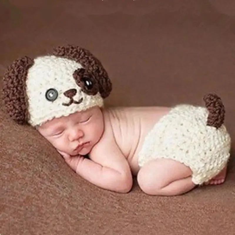 26 Styles Handmade Baby Photo Shoot Outfit Cute Animal Crochet, Handmade Knit Costume Accessories Newborn Photography Props