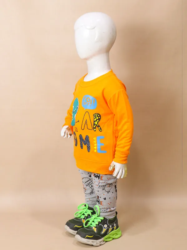 2Yr - 5Yrs Roar Orange Suit For Kids BS80