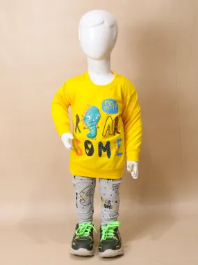 2Yr - 5Yrs Roar Yellow Suit For Kids BS80