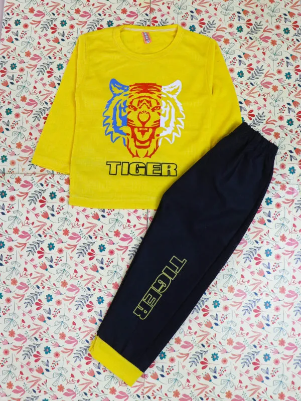 2Yr - 5Yrs Tiger Yellow Suit For Kids TG BS83