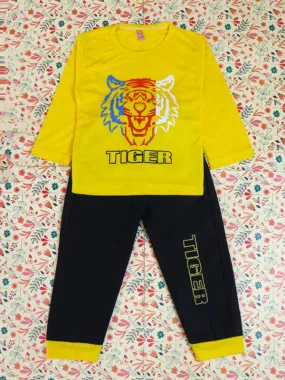 2Yr - 5Yrs Tiger Yellow Suit For Kids TG BS83