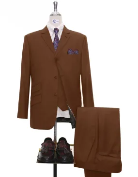 3 Piece Suit | Essential Burnt Orange Suit