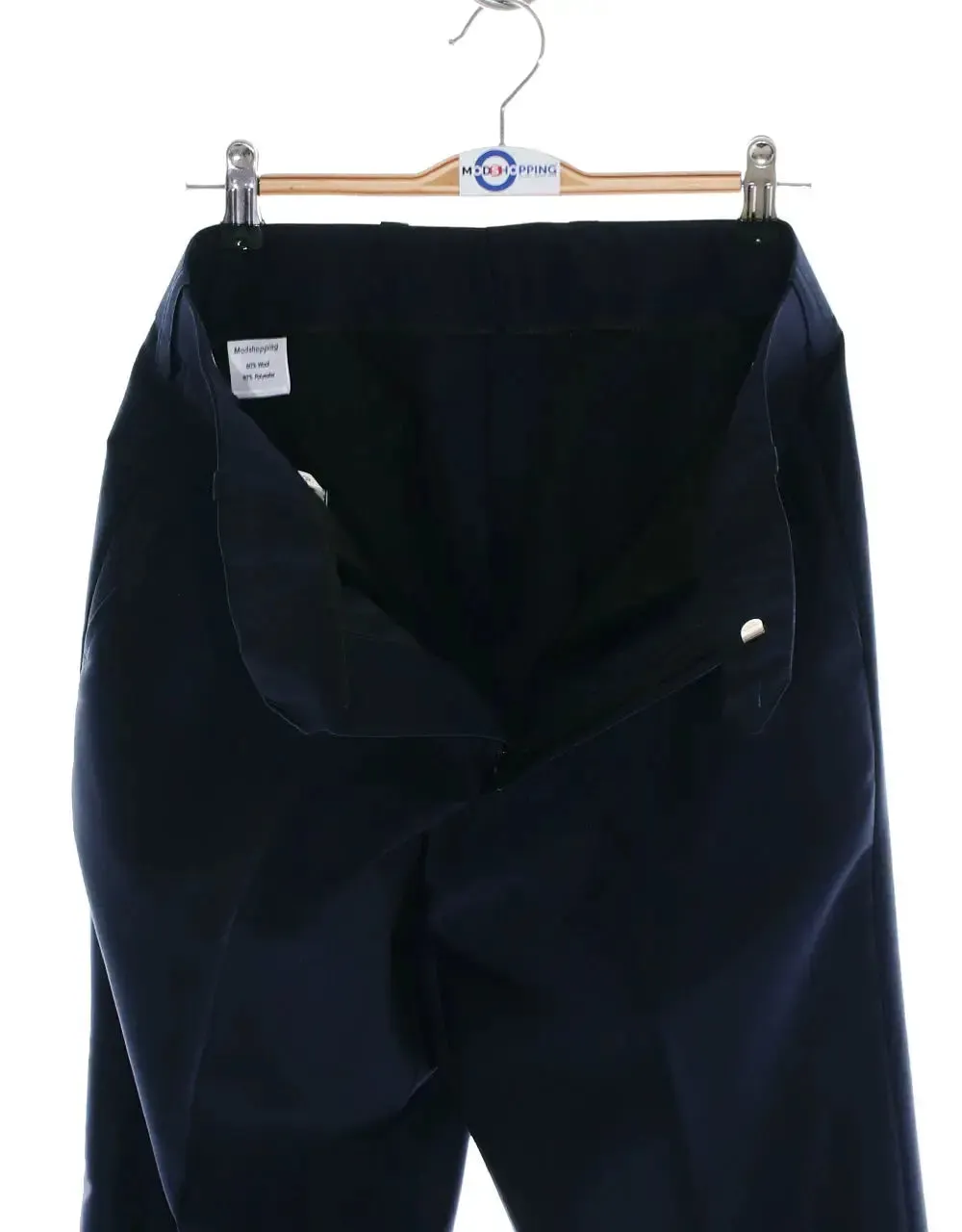 60s Mod Style Dark Navy Blue Tonic Suit