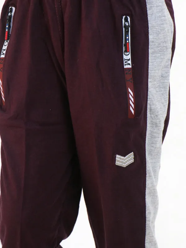 9Yrs - 14Yrs Maroon Jersey Trouser For Boys LF BT19