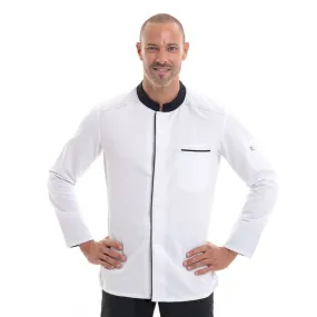 ABAX Long Sleeve Kitchen Coat White and Black - ROBUR