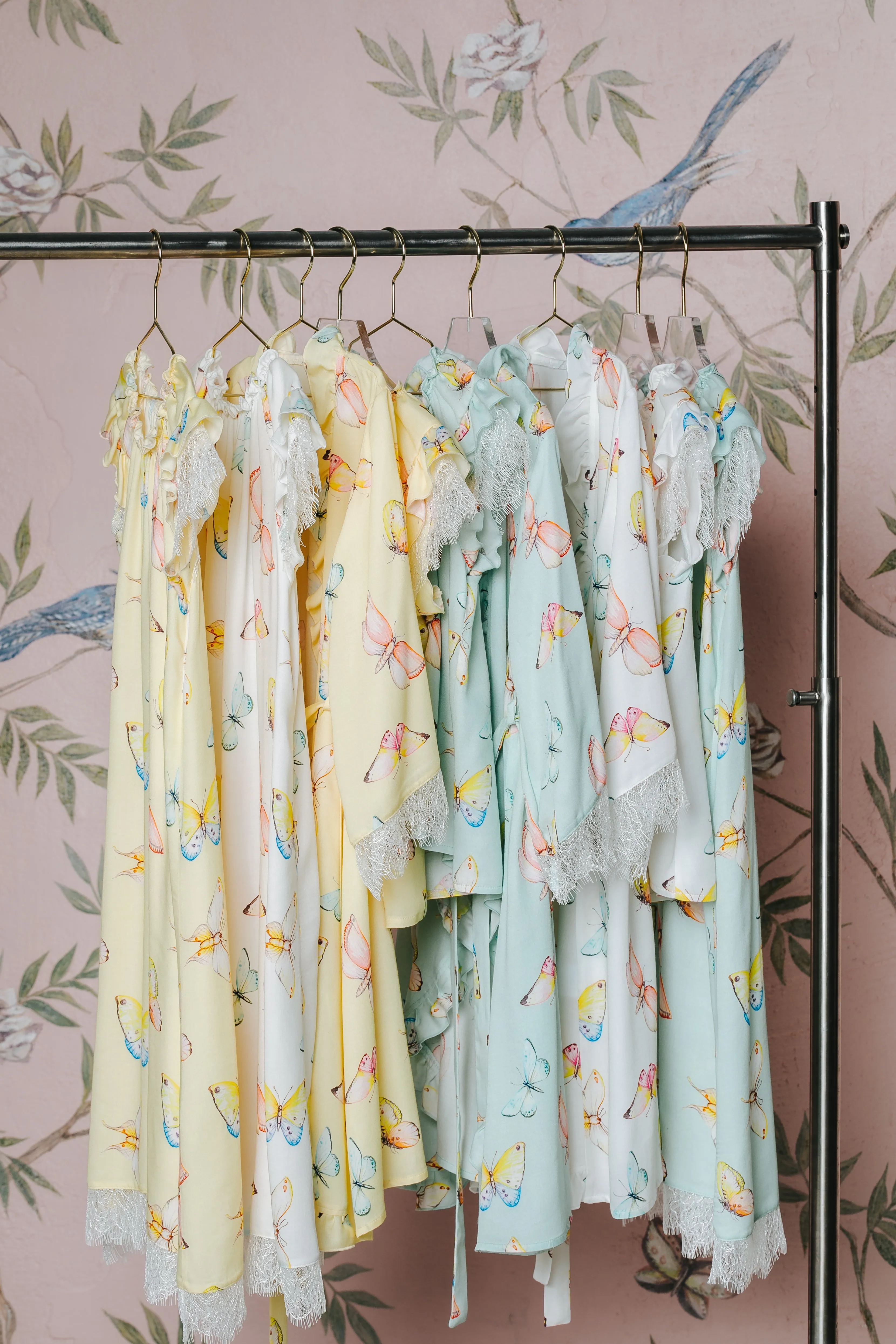 ADELIA - GIRLS’ PYJAMA SET YELLOW BUTTERFLIES