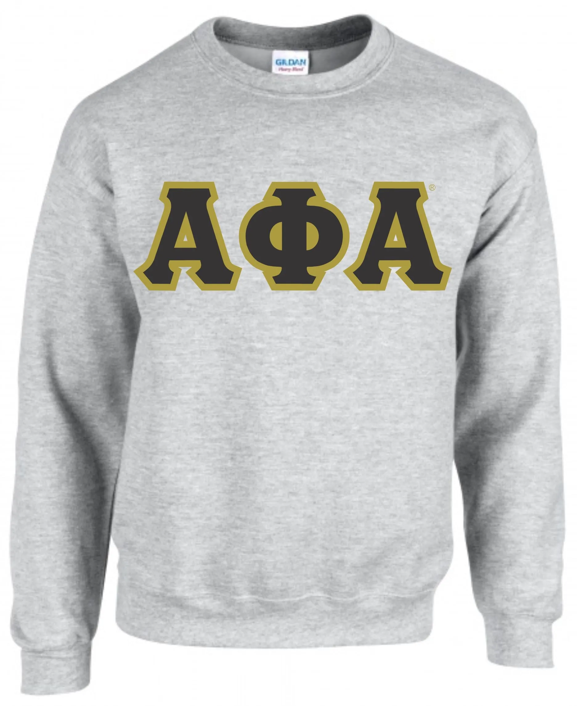 Alpha Basic Applique Crewneck