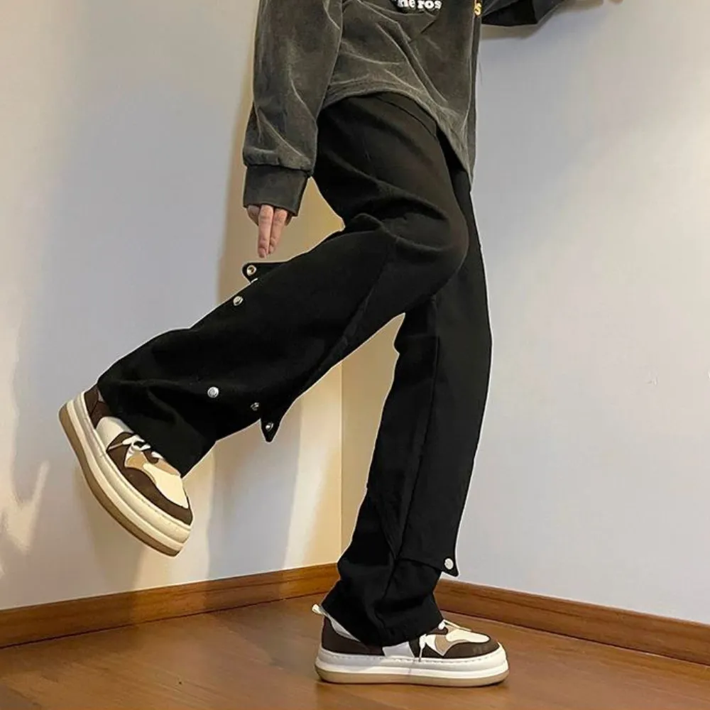 American Design Patchwork Button Cargo Pants