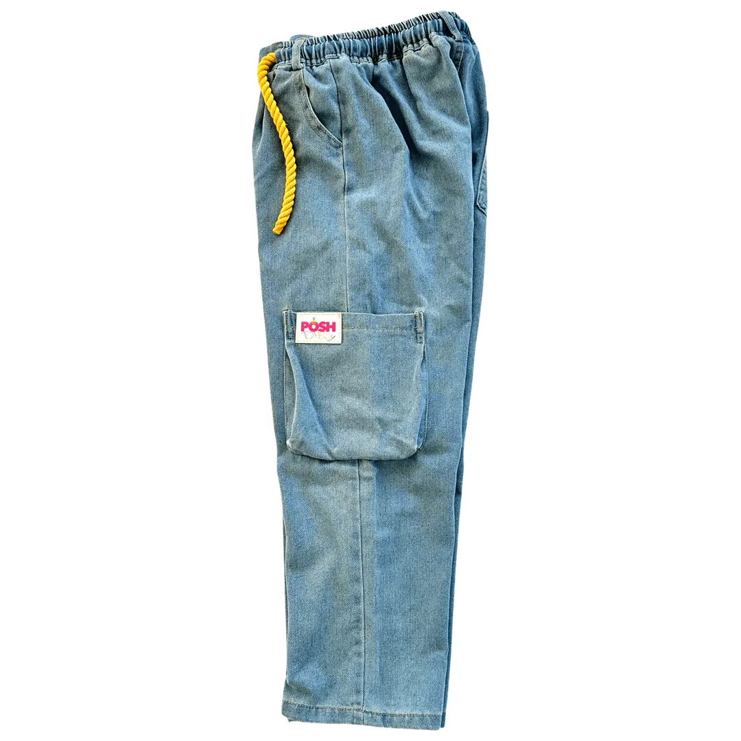 Amsterdam Avenue Denim Cargo Pants