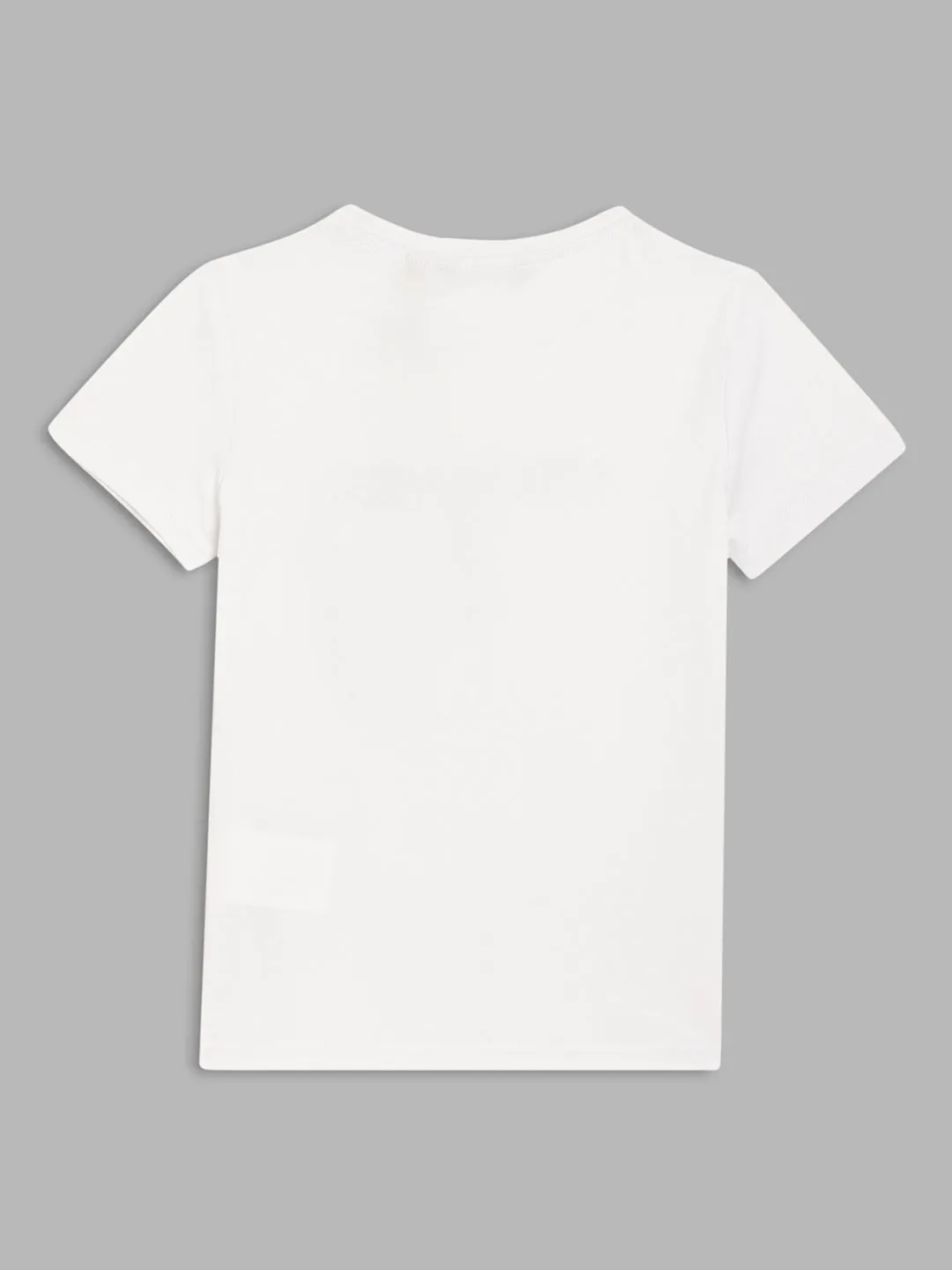 Antony Morato Kids White Logo Regular Fit T-Shirt