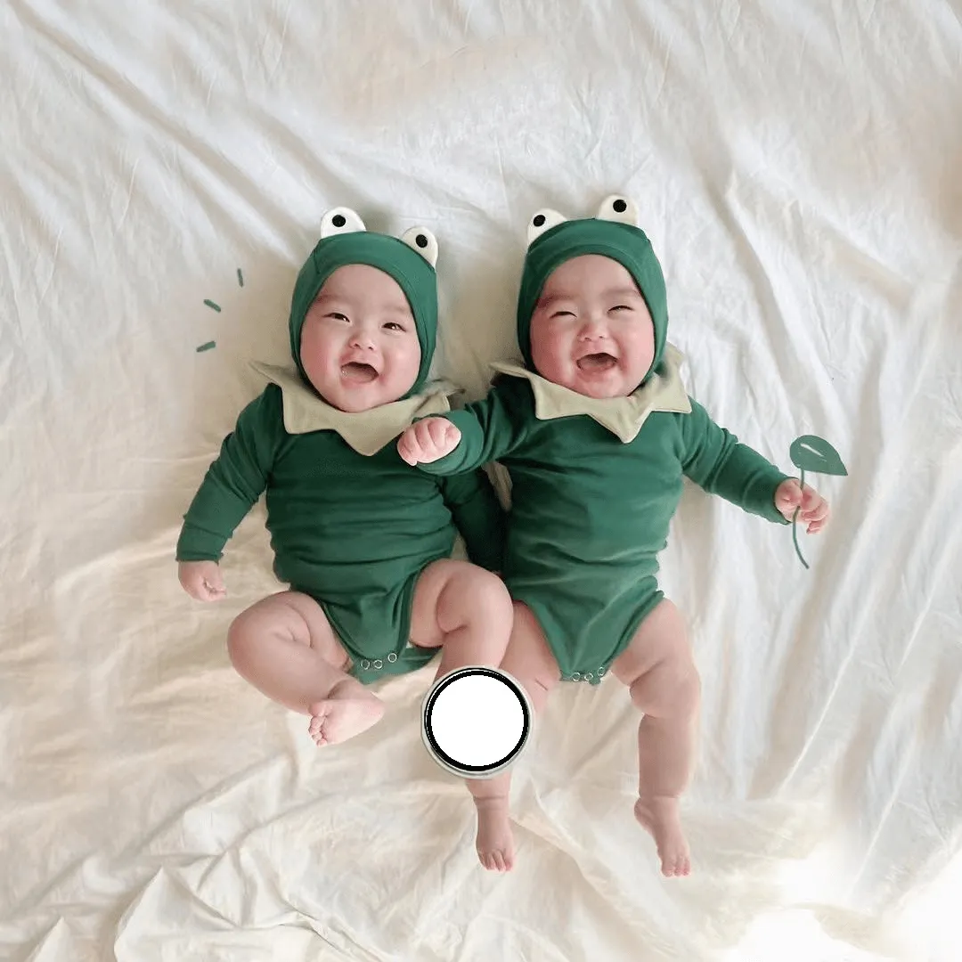 Baby Frog Romper with Hat