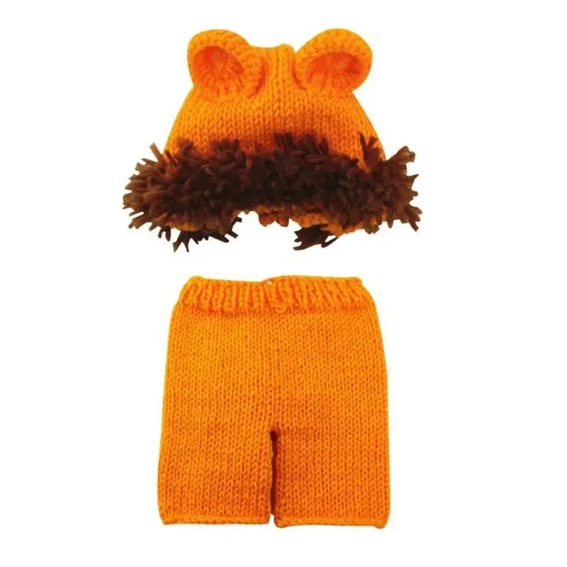 Baby Photo Props Animal Crochet Outfit, Newborn Photography Accessories Costumes, Newborn Photography Props Outfit