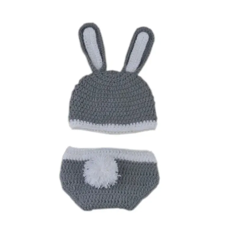 Baby Photo Props Animal Crochet Outfit, Newborn Photography Accessories Costumes, Newborn Photography Props Outfit