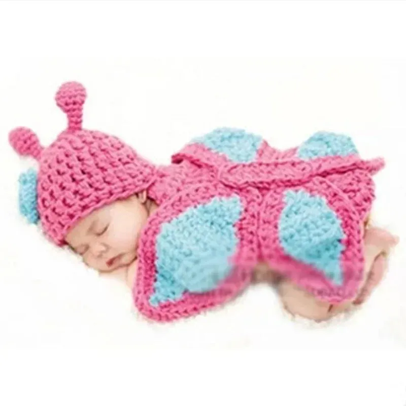 Baby Photo Props Animal Crochet Outfit, Newborn Photography Accessories Costumes, Newborn Photography Props Outfit