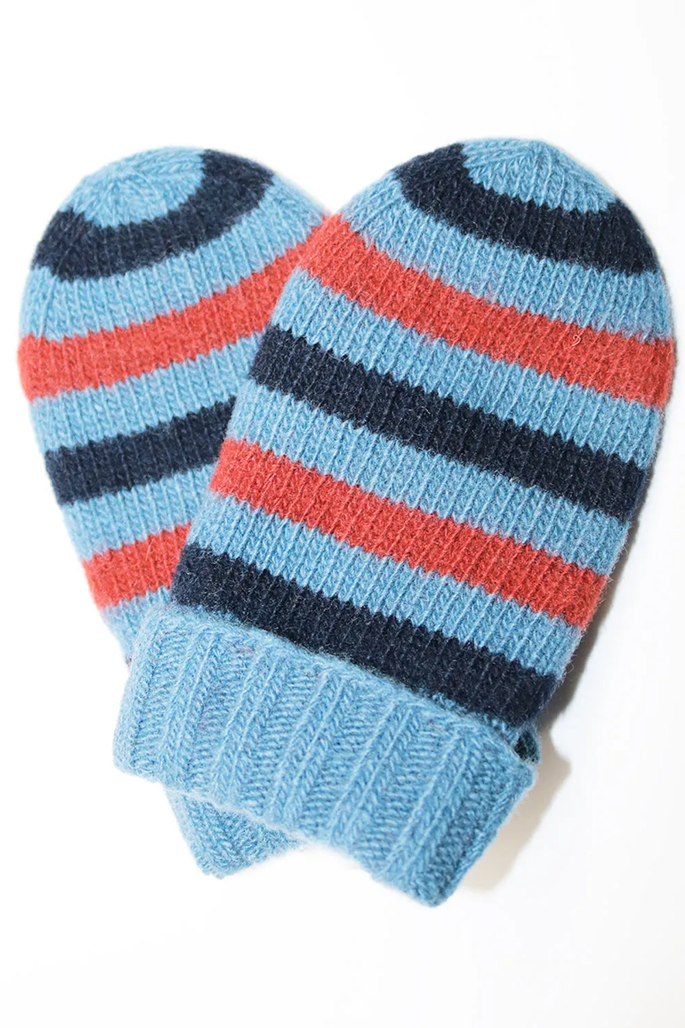 BABY STRIPED MITTENS