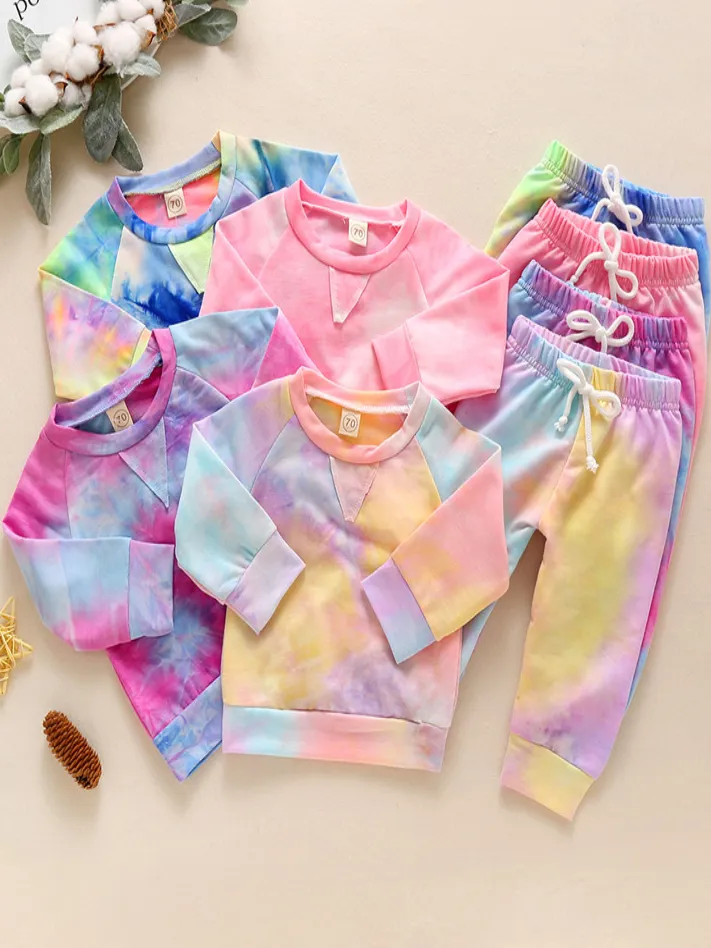 Baby Tie Dye Diva Sweatshirt and Drawstring Pants Set