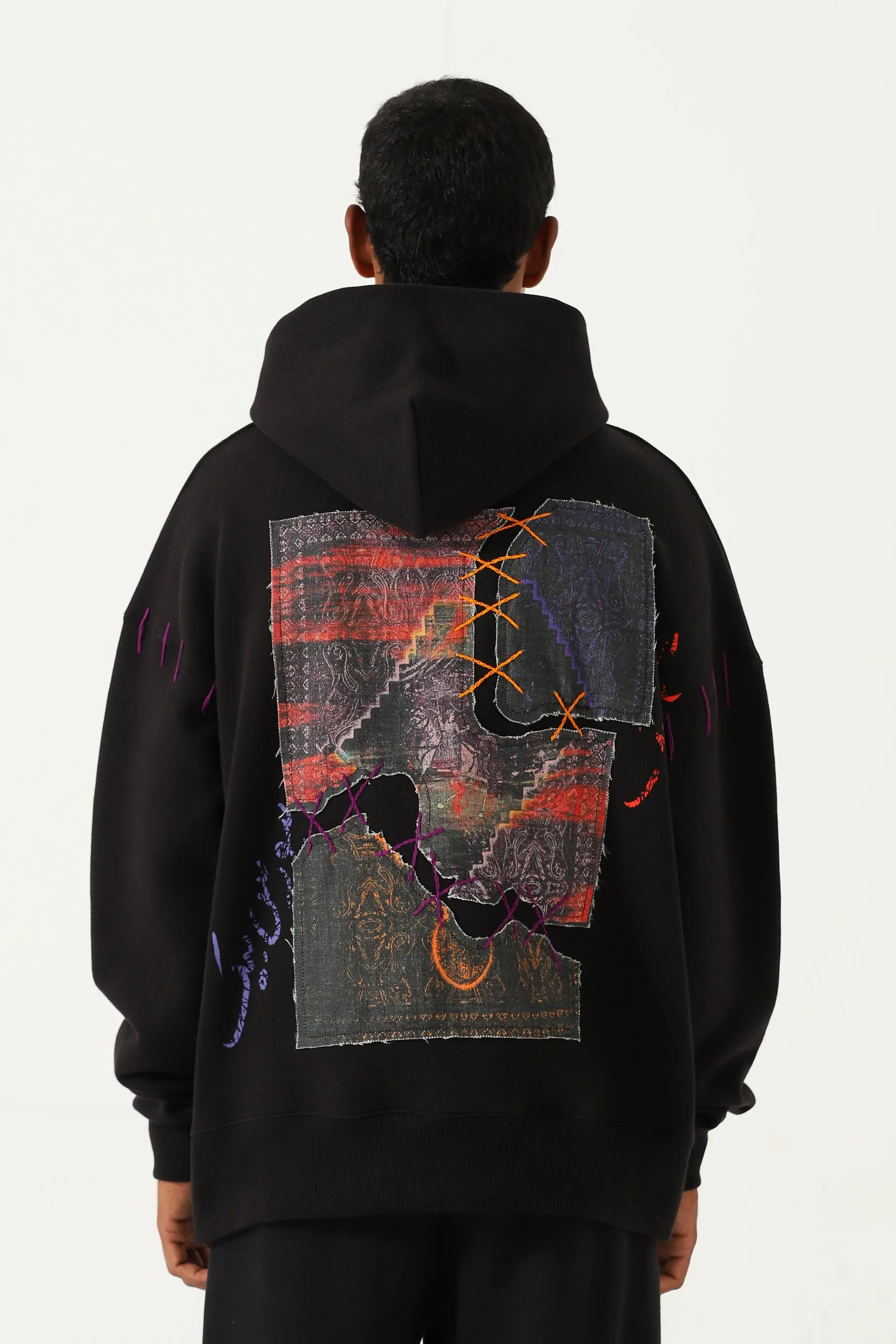 BLACK HORSEBACK HOODIE v2