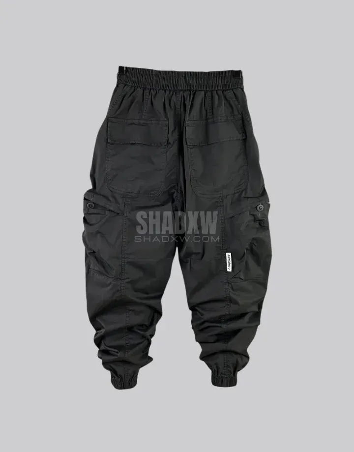 Black Parachute Cargo Pants