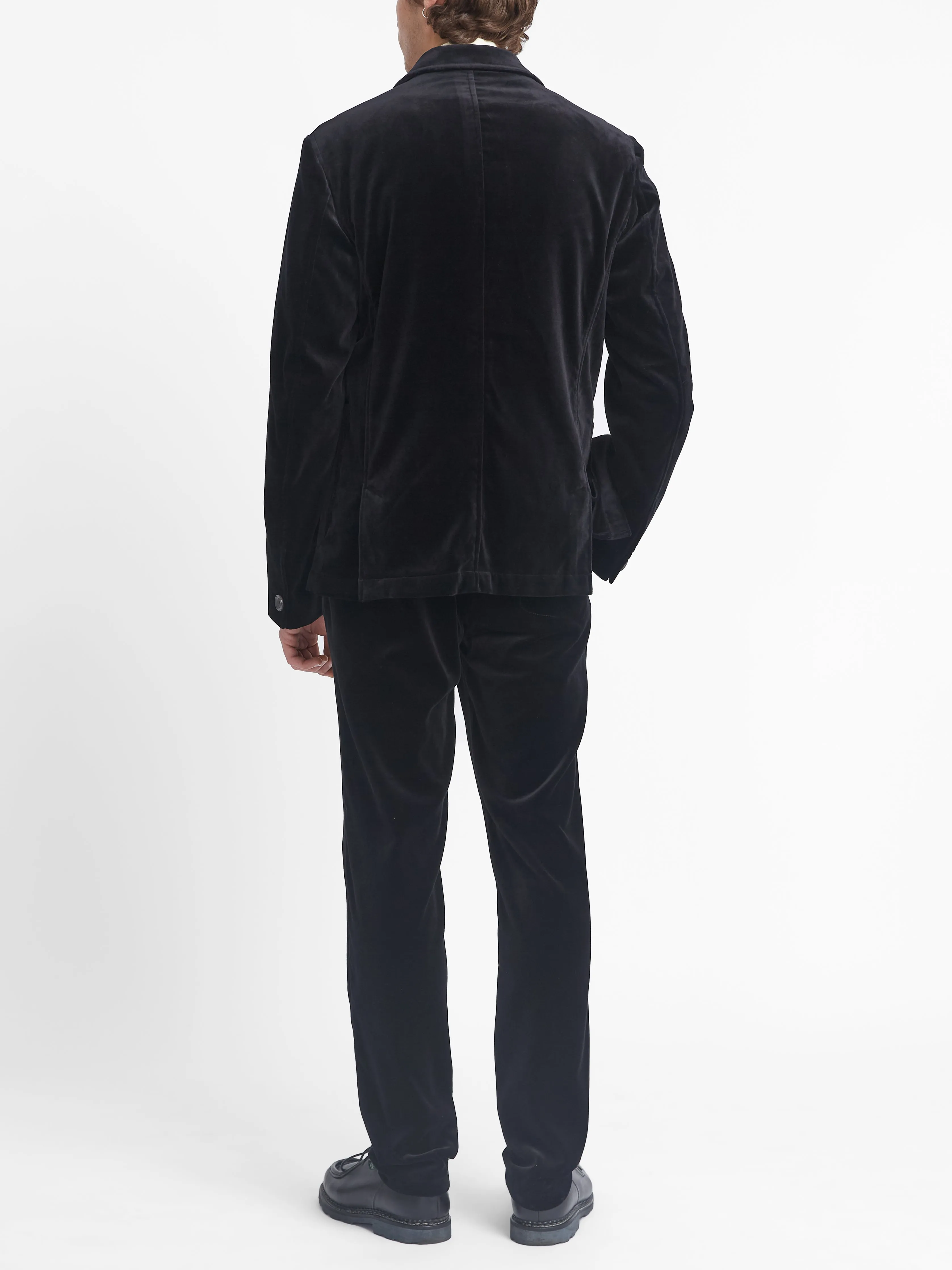 Black Velvet Mansfield Suit