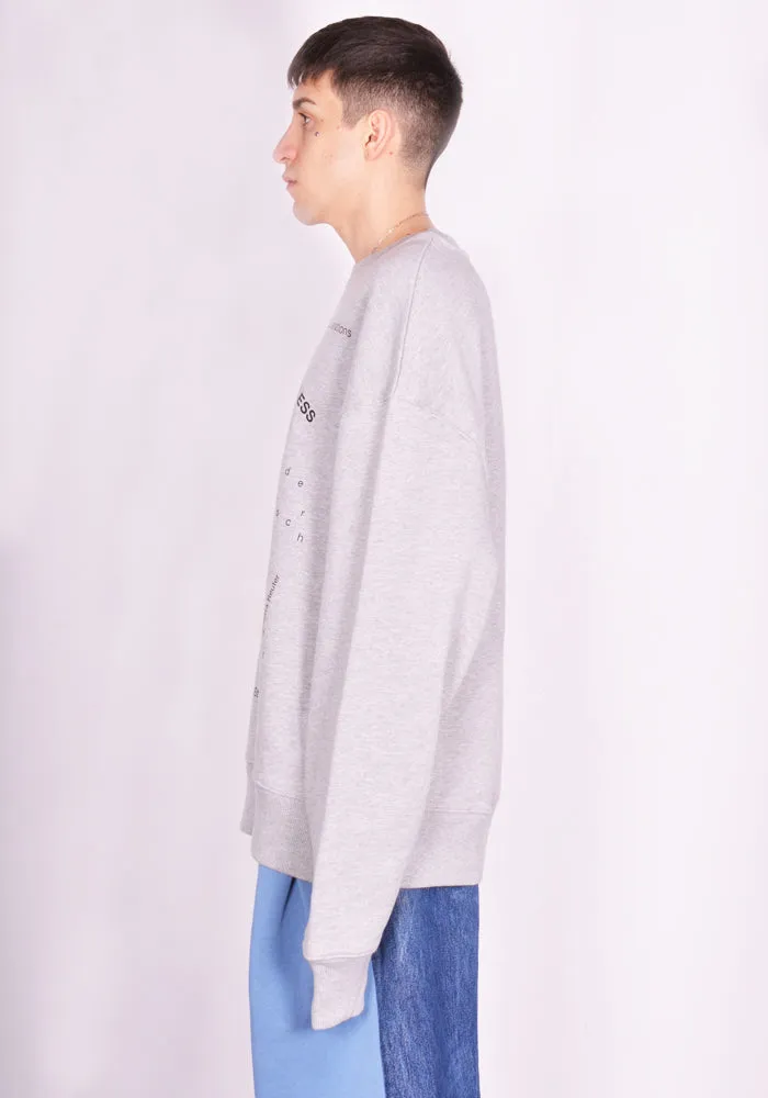 BLESS N° 77 5318 MULTICOLLECTION IV SWEATER HEATHER GREY