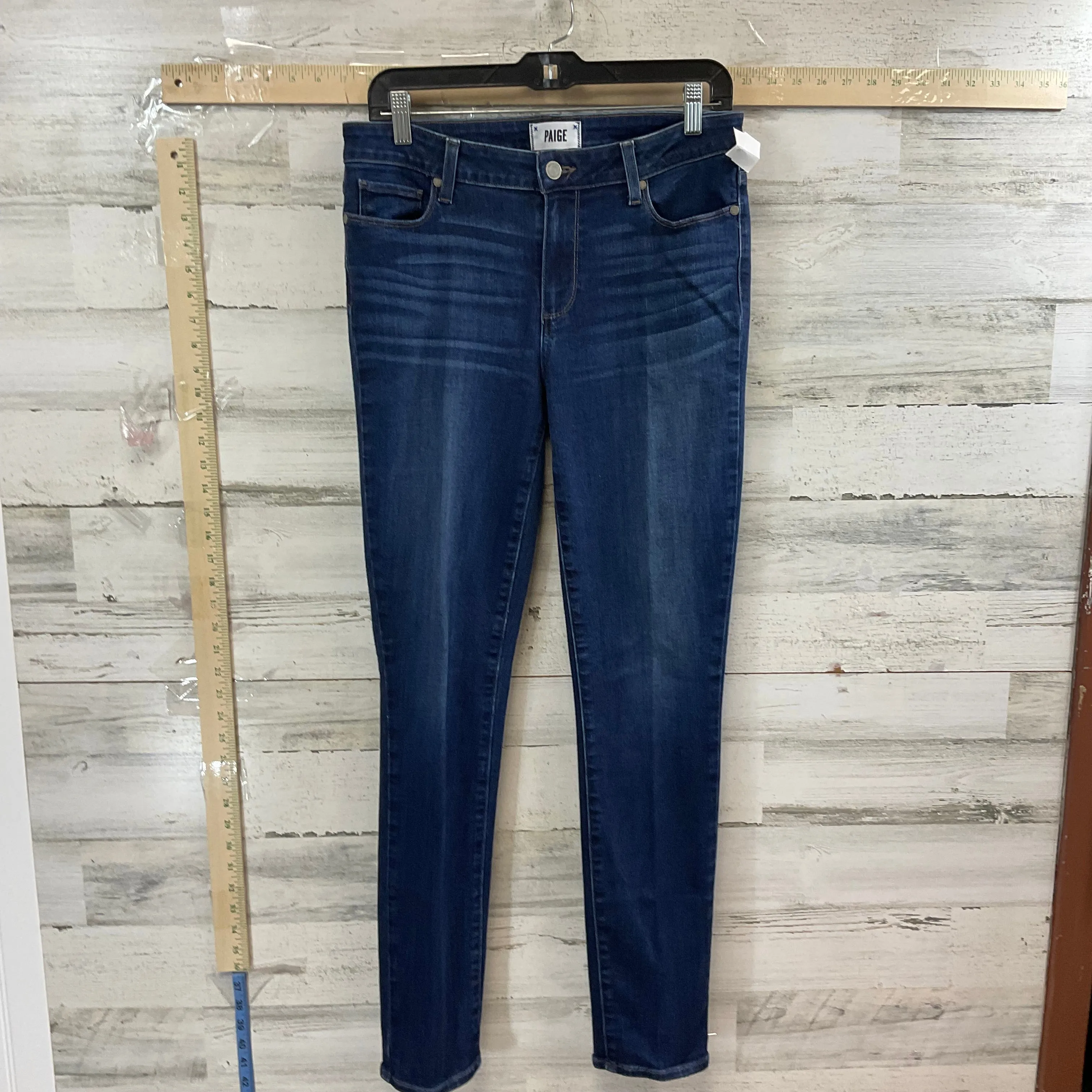 Blue Denim Jeans Skinny Paige, Size 10