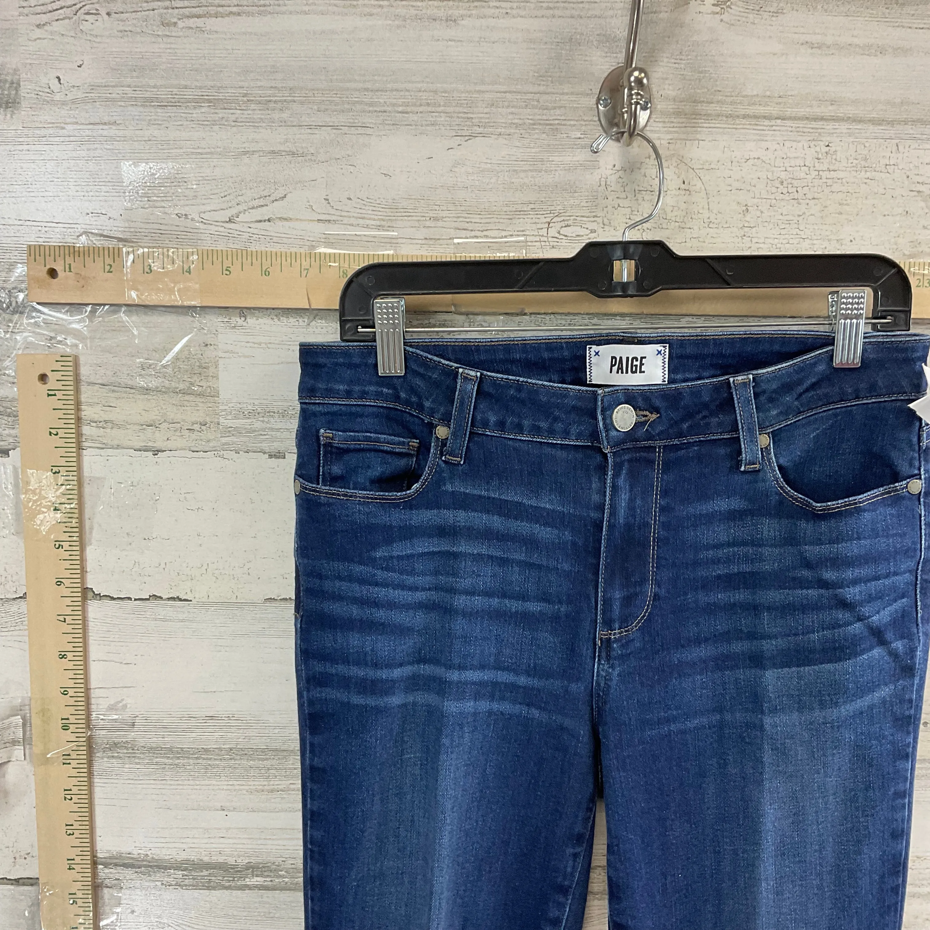 Blue Denim Jeans Skinny Paige, Size 10