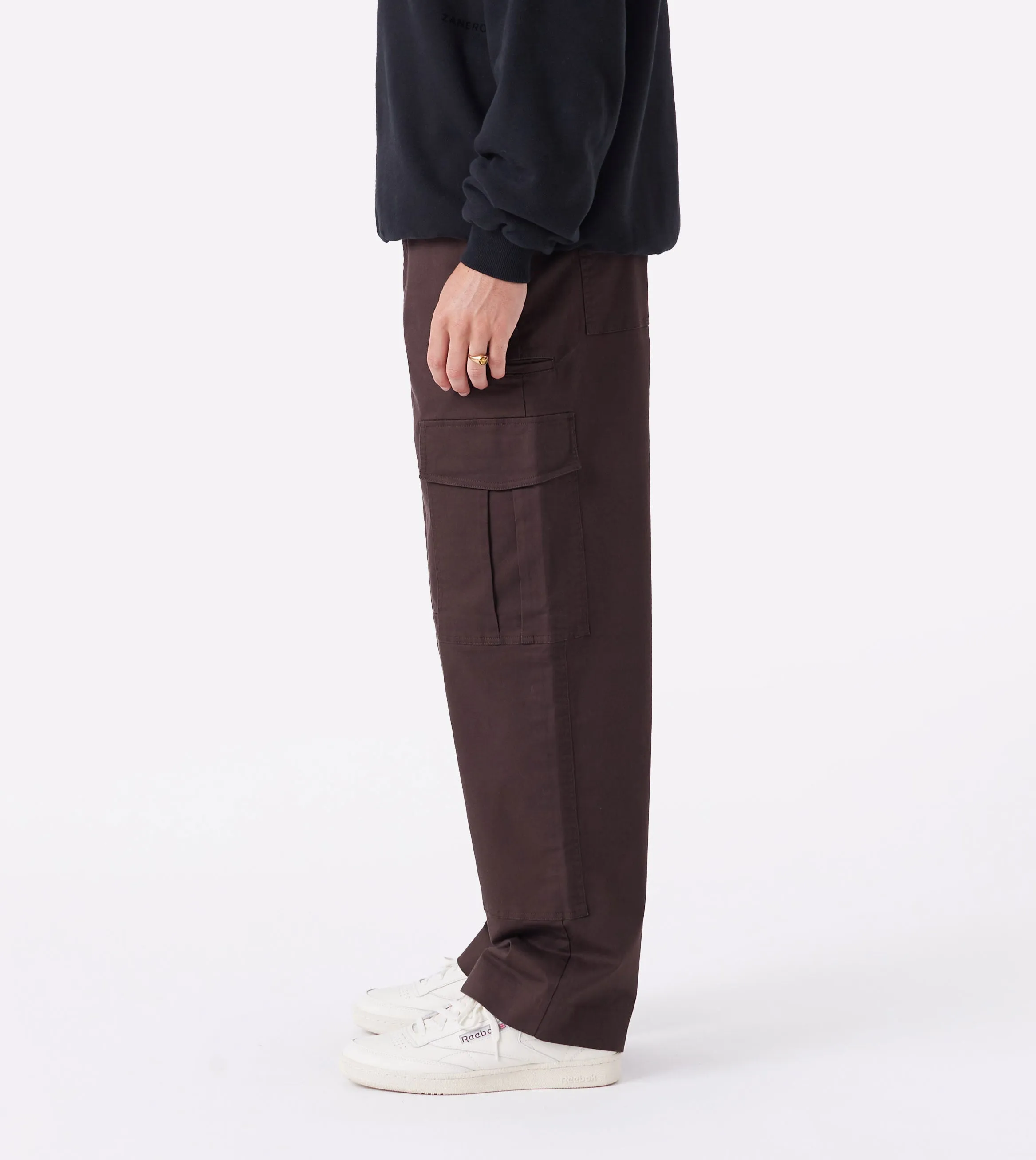 Box    Cargo Pant Dk Choc