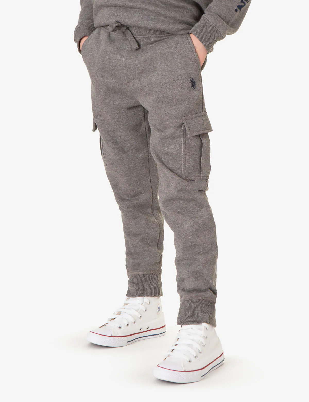 BOYS FLEECE CARGO JOGGER