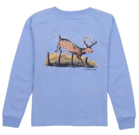 Boys Jumping Buck LS Light Blue