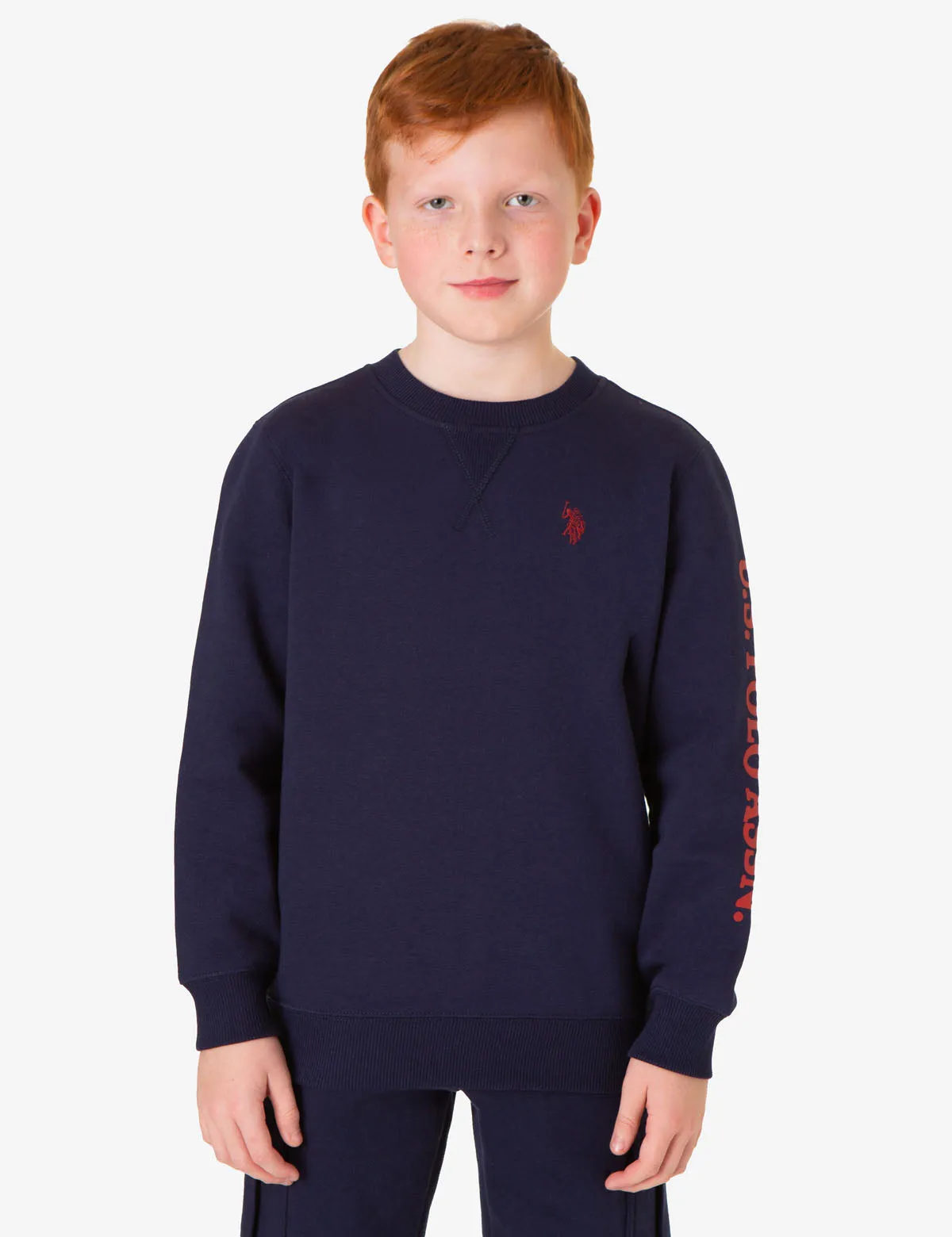 BOYS U.S. POLO ASSN. FLEECE PULLOVER