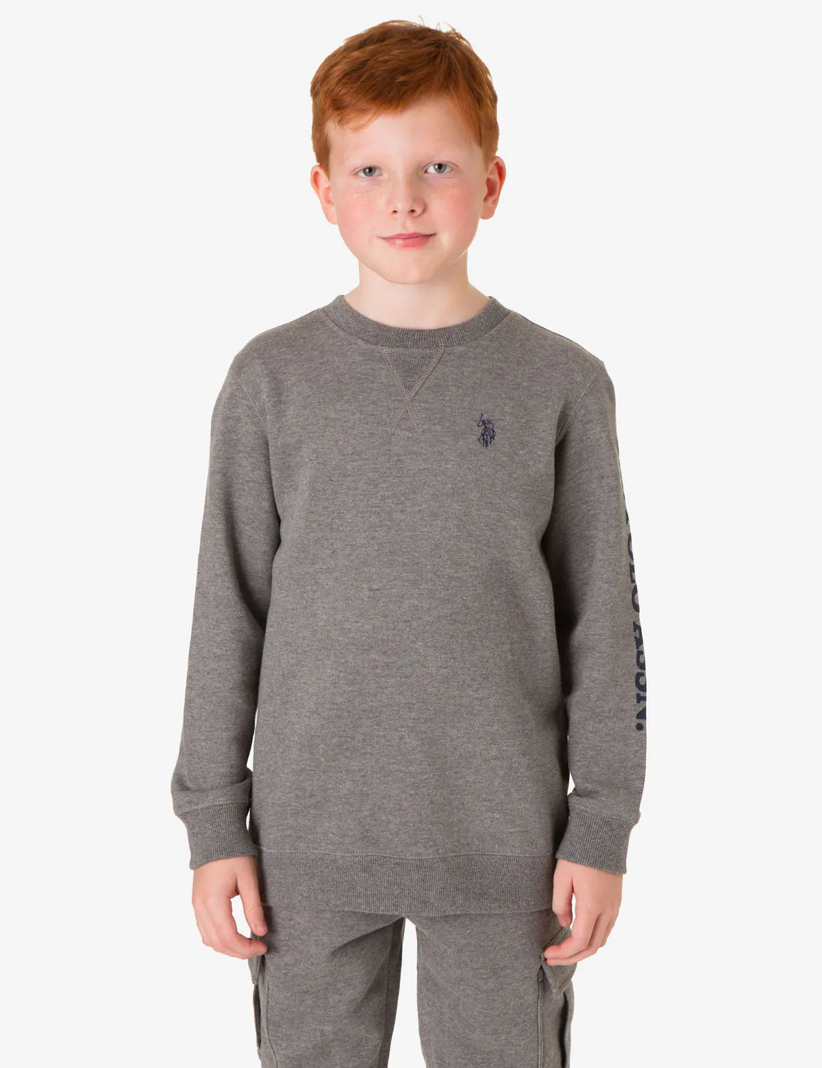 BOYS U.S. POLO ASSN. FLEECE PULLOVER