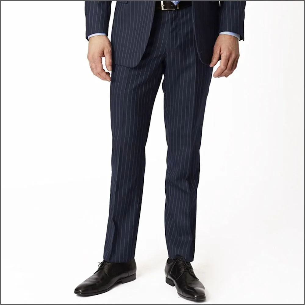 Brook Taverner Epsom Navy Pinstripe Super 110's Suit-