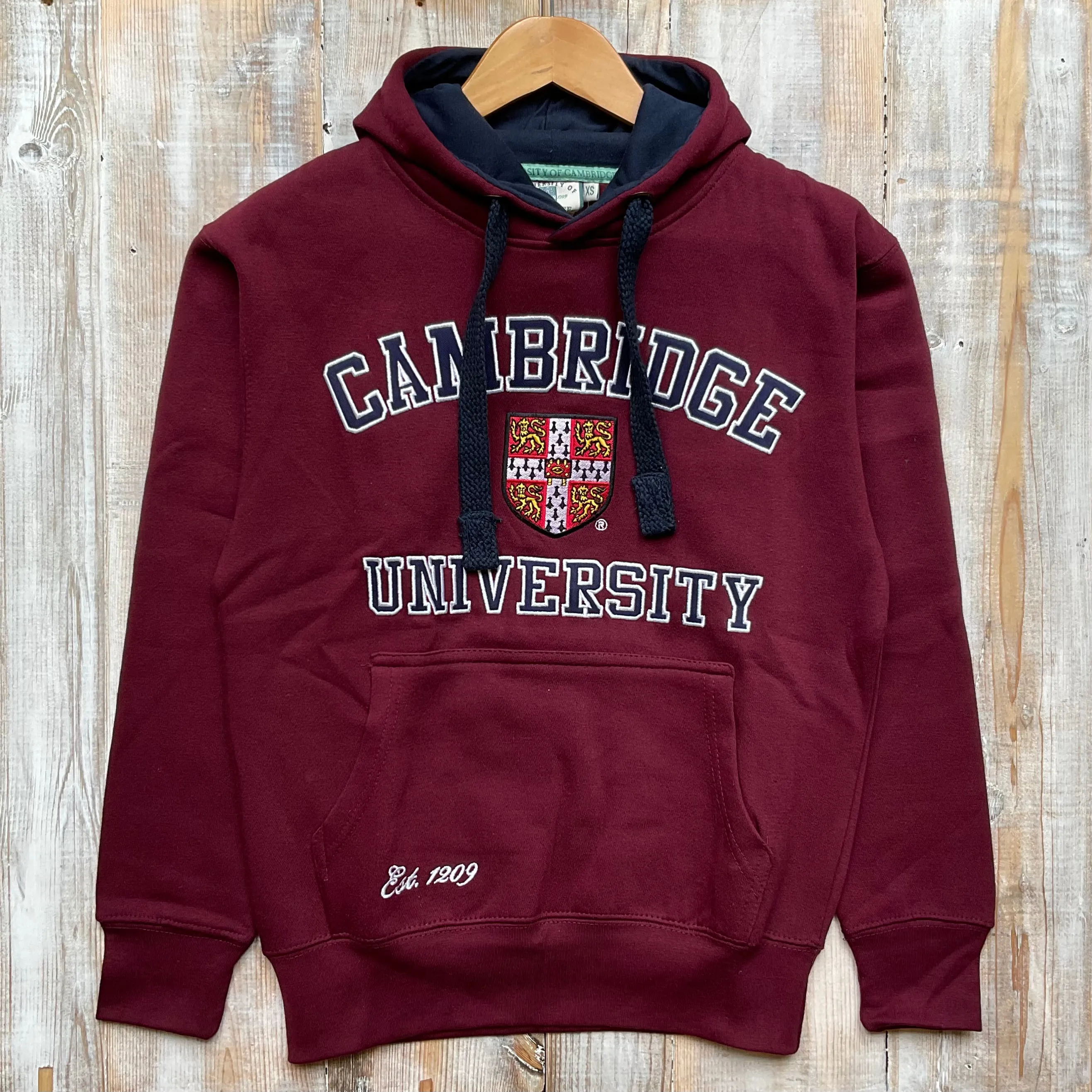 Cambridge University Emblem Hoodie - Adult