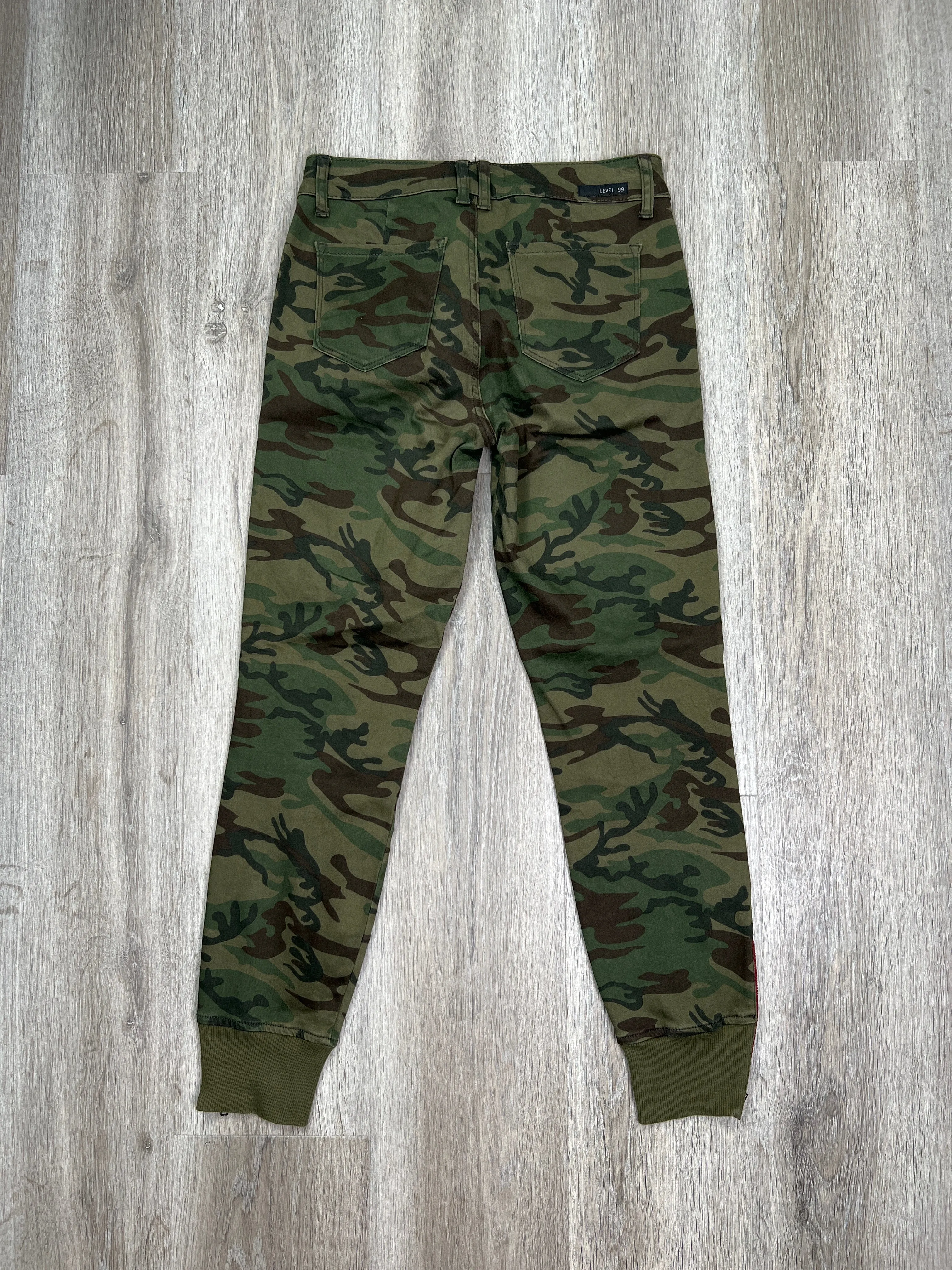 Camouflage Print Pants Cargo & Utility Level 99, Size 0