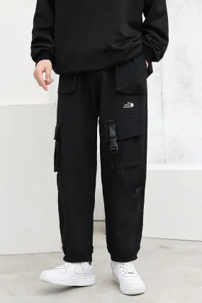 Cargo Joggers with Strap Detail