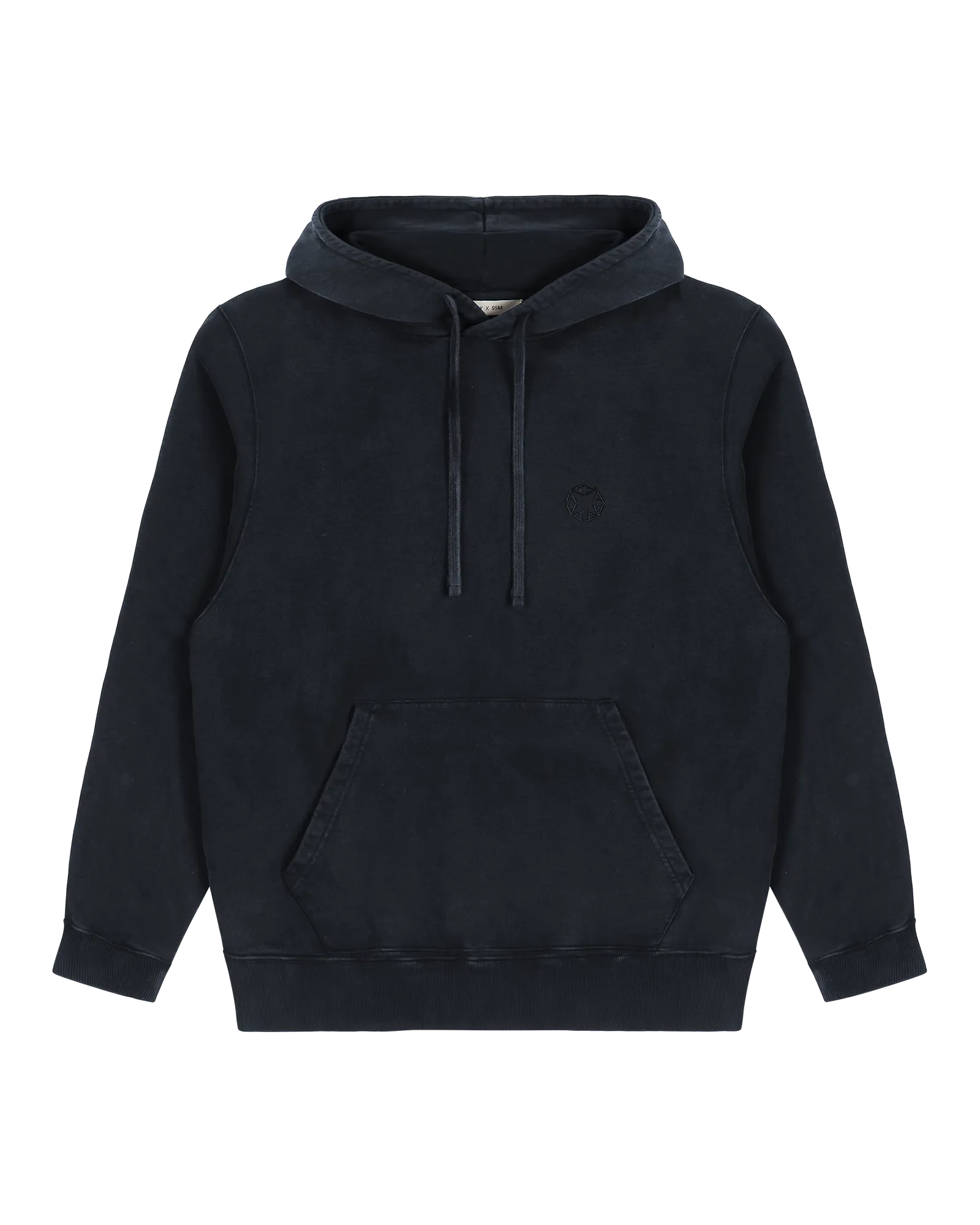 CHARCOAL GREY BOXY PULLOVER HOODIE