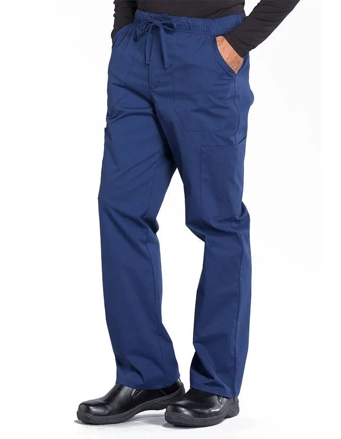 Cherokee Workwear Professionals Men's Tapered Leg Drawstring Cargo Pant