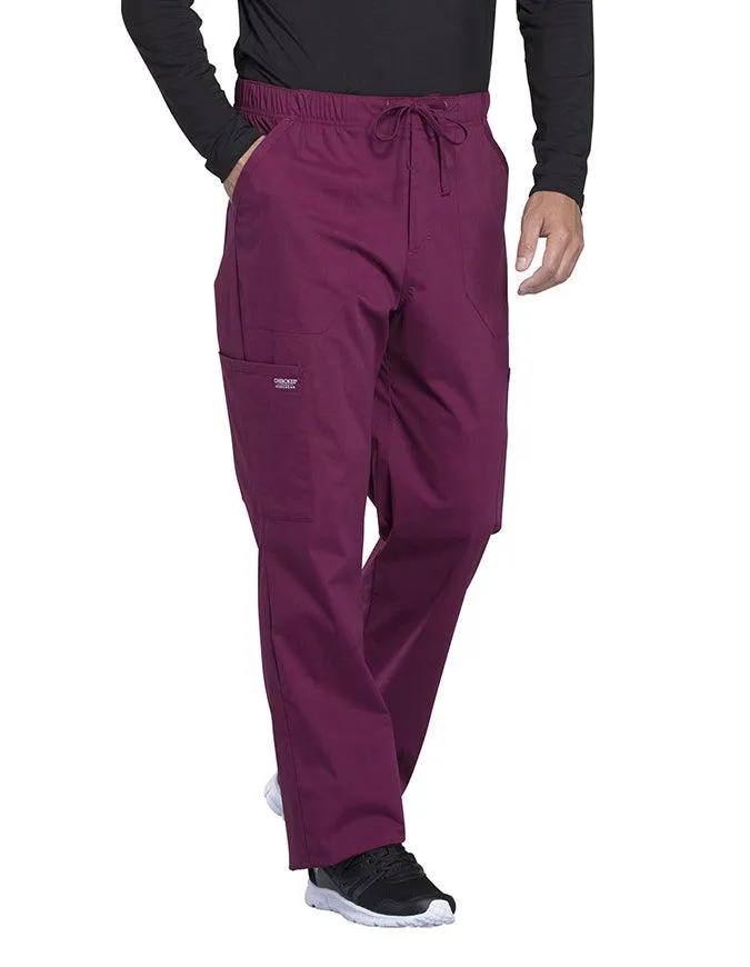 Cherokee Workwear Professionals Men's Tapered Leg Drawstring Cargo Pant