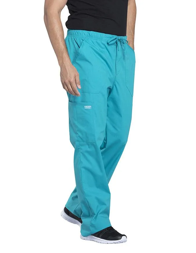 Cherokee Workwear Professionals Men's Tapered Leg Drawstring Cargo Pant