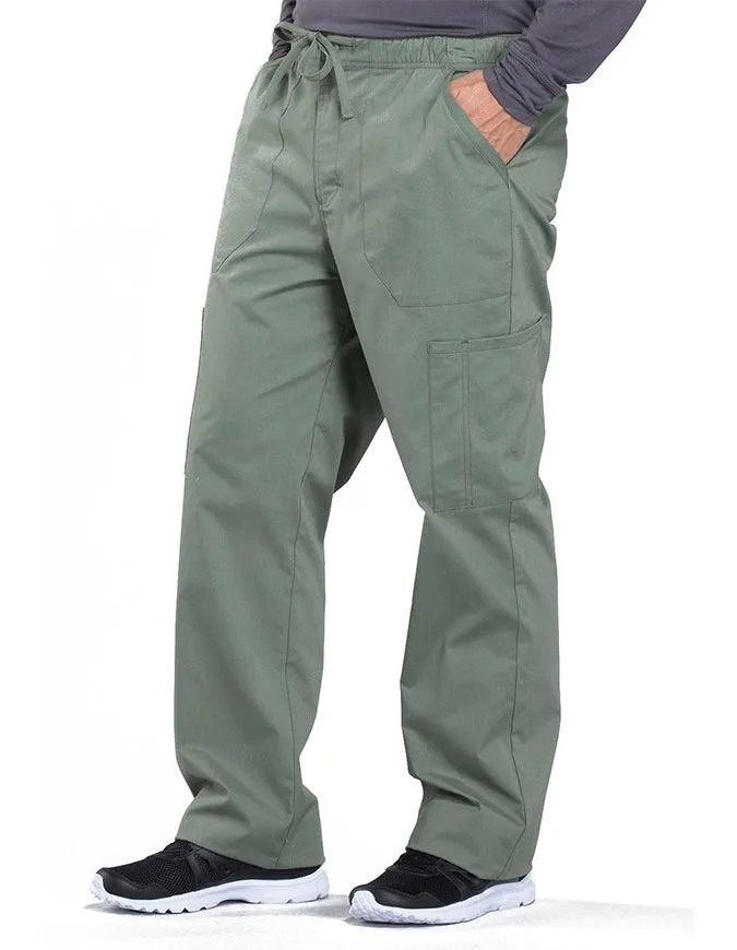 Cherokee Workwear Professionals Men's Tapered Leg Drawstring Cargo Pant