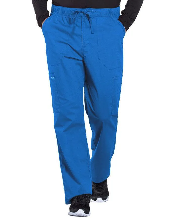 Cherokee Workwear Professionals Men's Tapered Leg Drawstring Cargo Pant